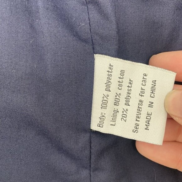 Freestyle Revolution Juniors Size M Punk Party Skirt Eyelet Navy Blue NWT - Picture 9 of 10